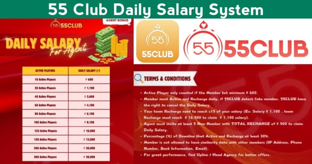 55 Club Login & Register